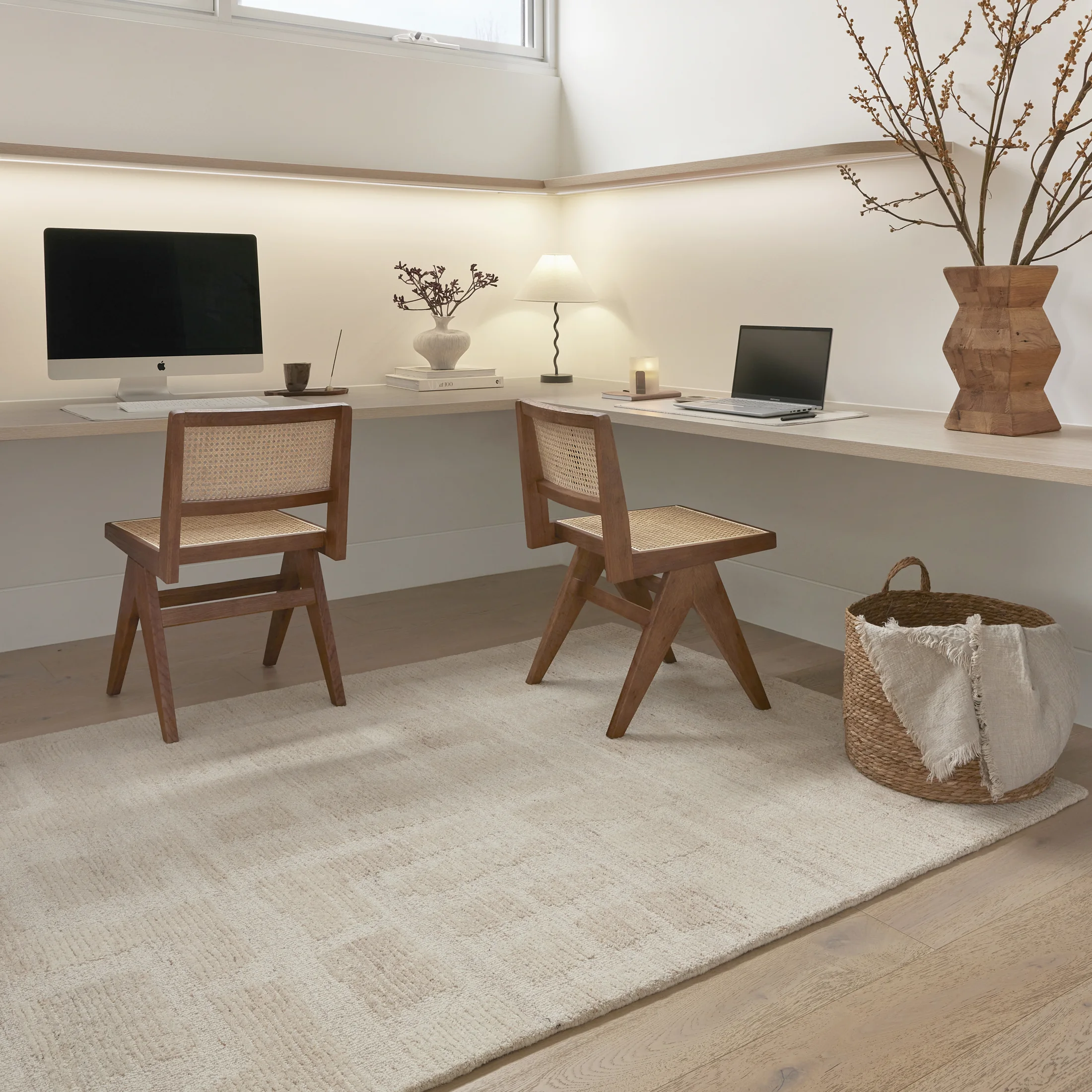 Dune Linen wool rug