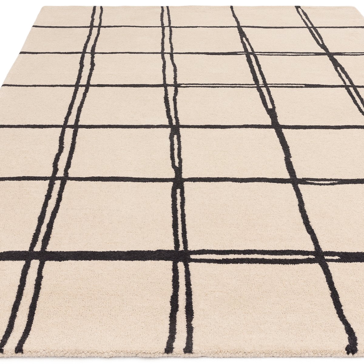 Asiatic Albany Grid Monochrome