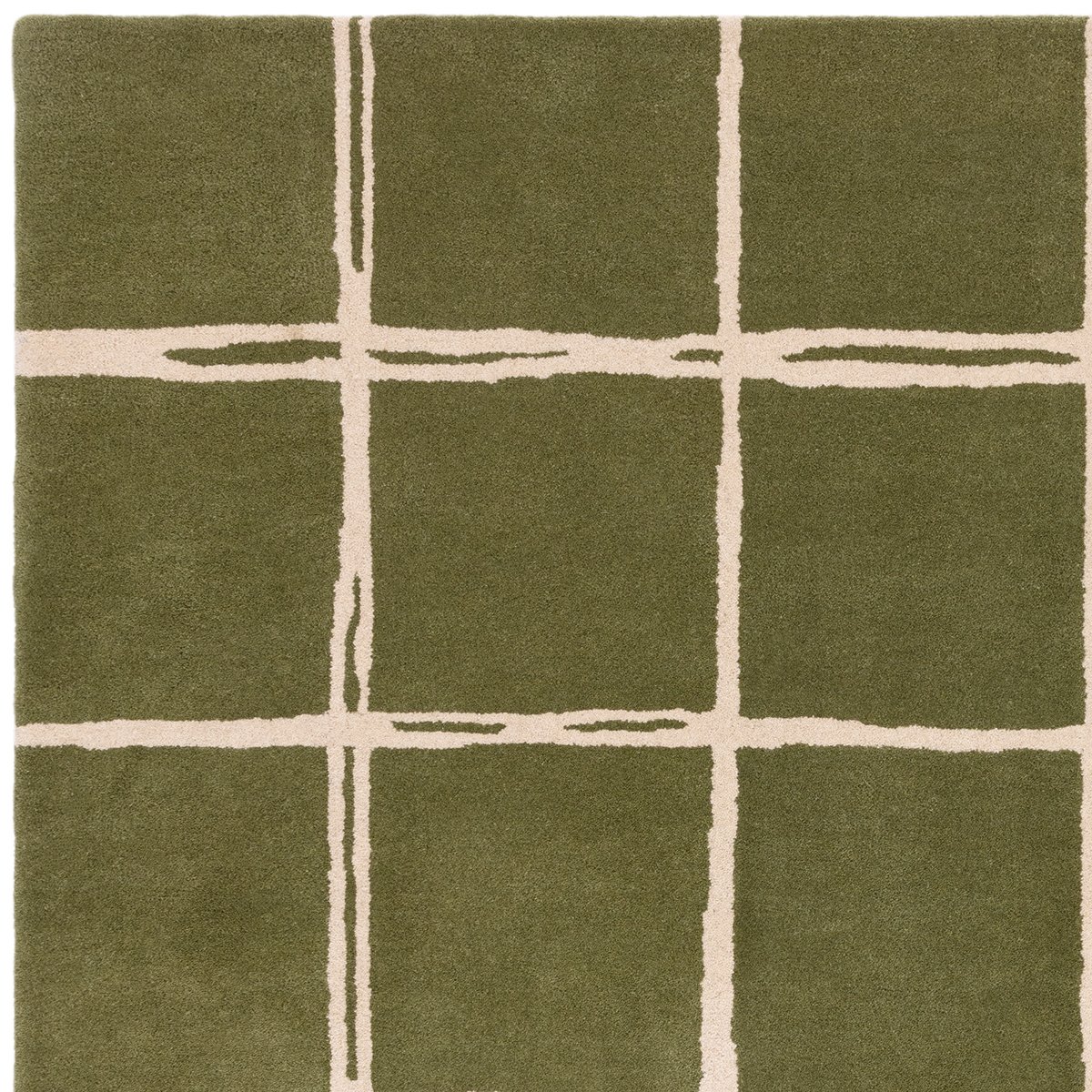 Asiatic Albany Grid Olive