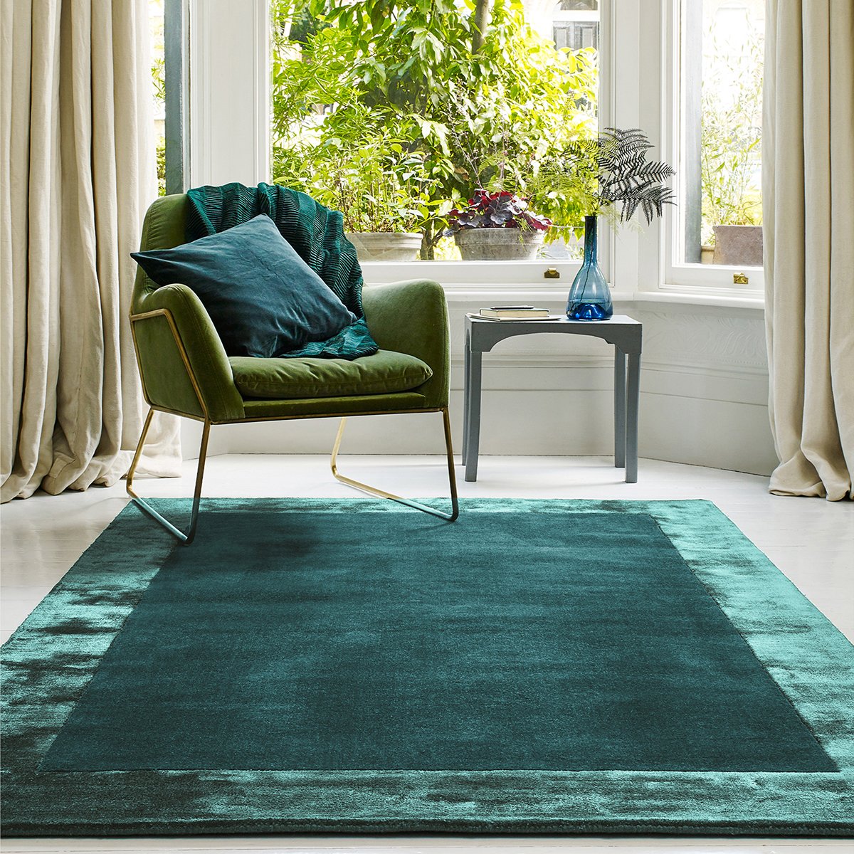 Asiatic Ascot Aqua Blue