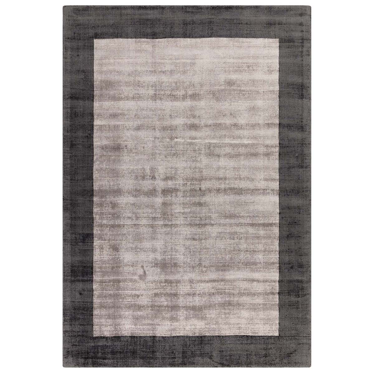 Asiatic Blade Border Charcoal Silver
