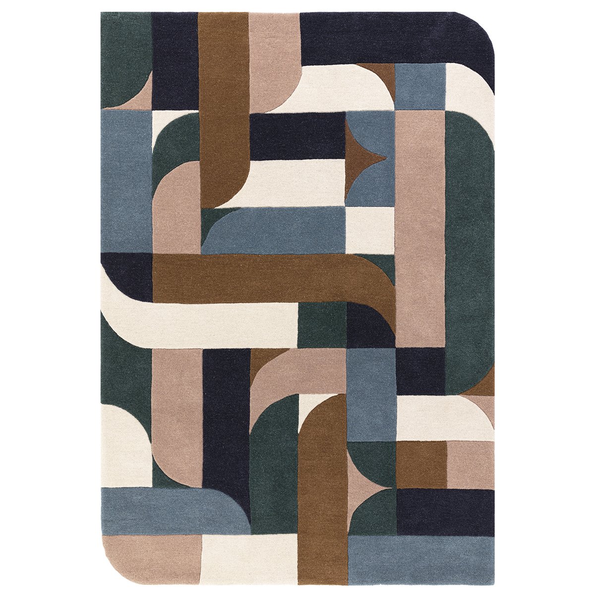 Asiatic Matrix 89 Klotski Teal