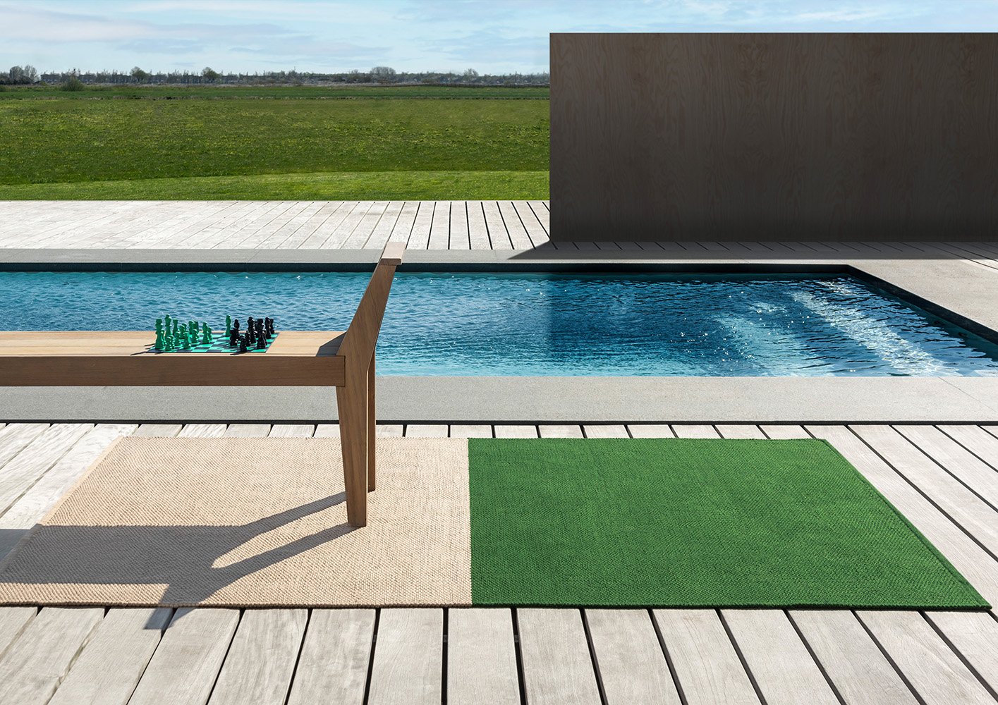 B&C Deck Spring Green Outdoor 496607