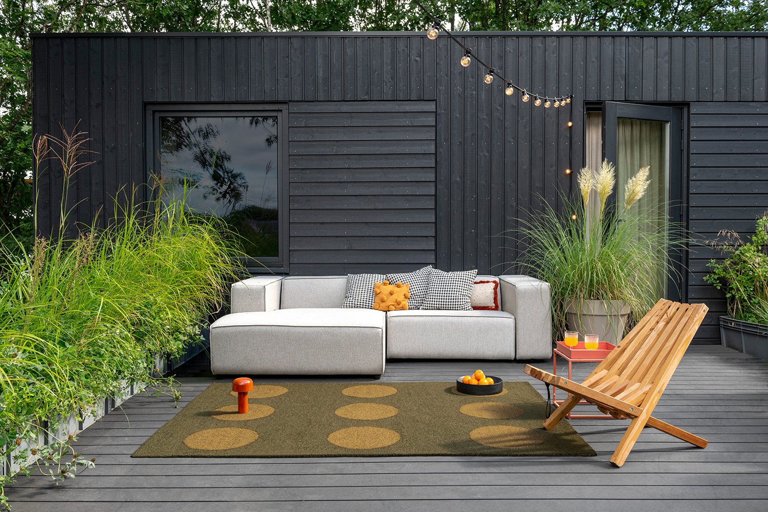 Brink & Campman Habitat Festival Dots Olive Green Outdoor 495817