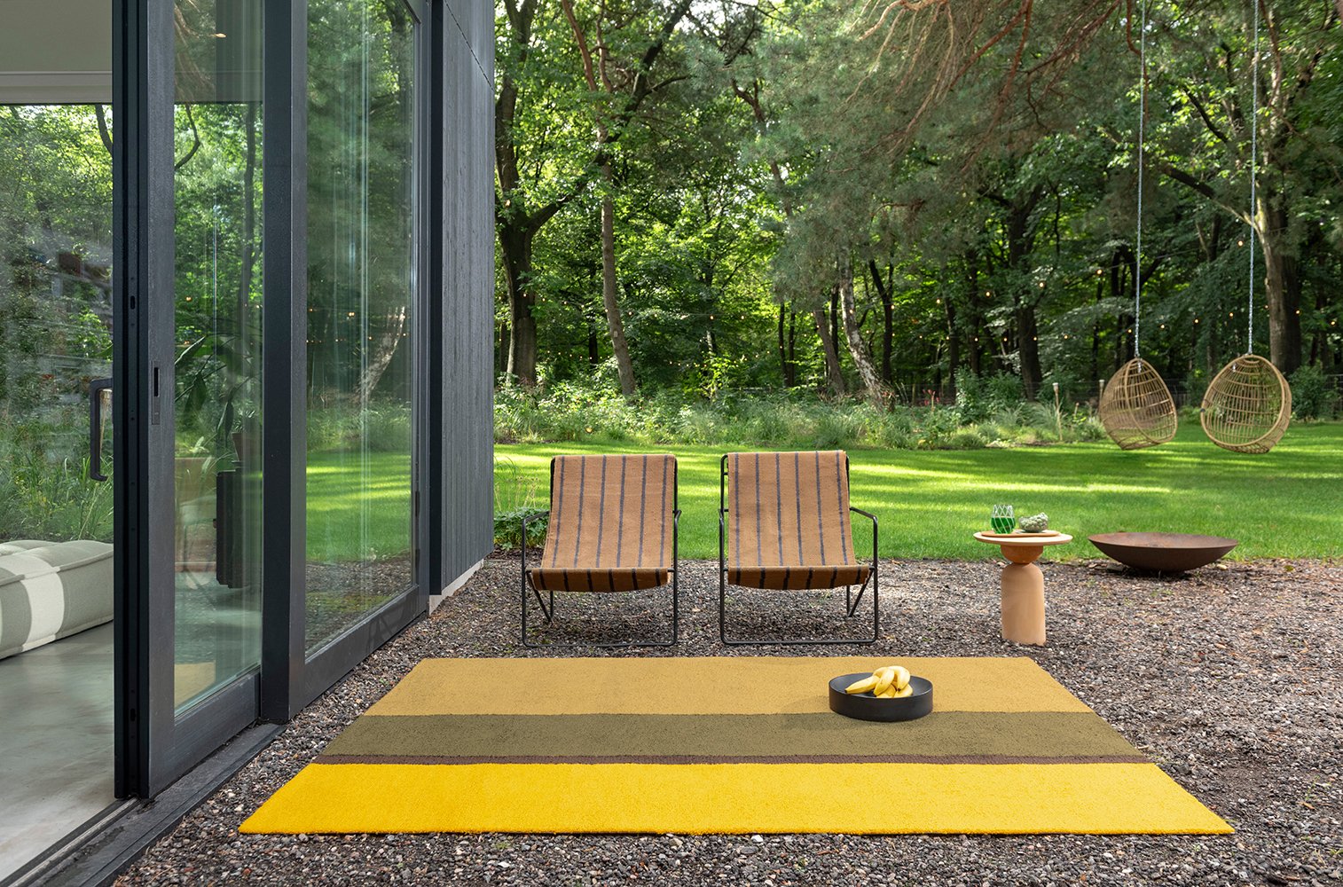 Brink & Campman Habitat Festival Stripe Yellow Outdoor 496516