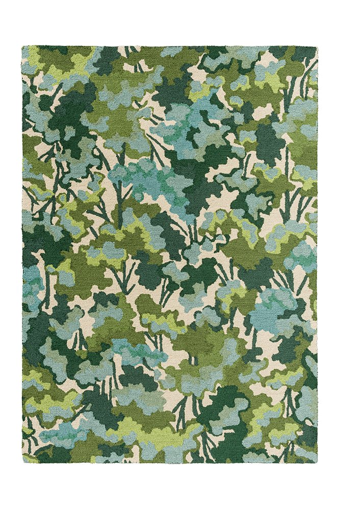 Harlequin Tree Tops Green Outdoor 443807
