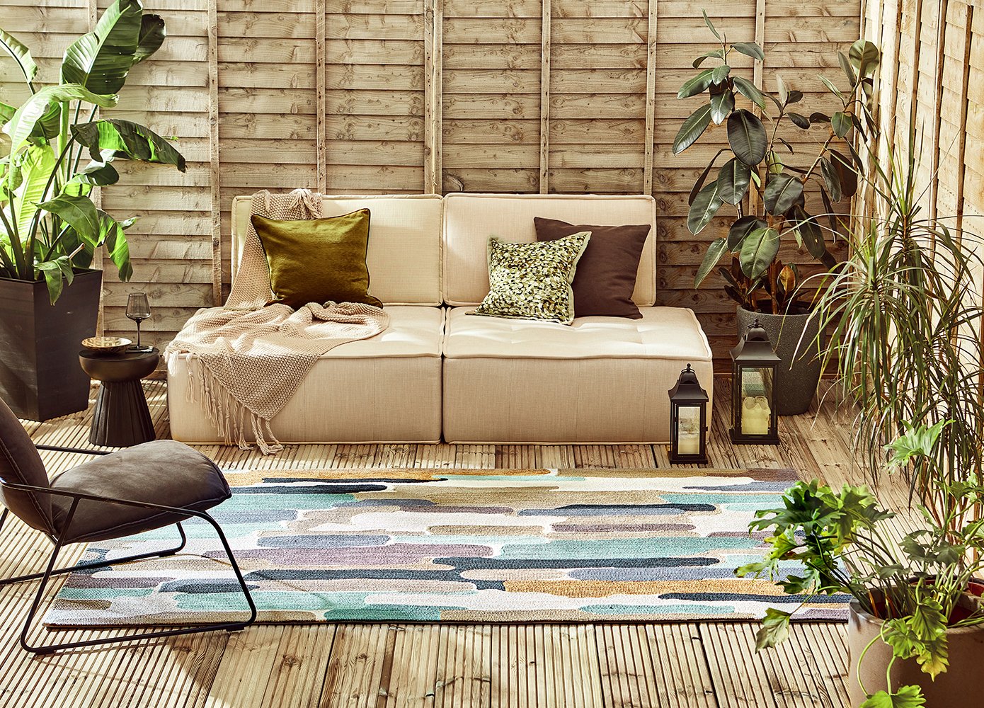 Harlequin Trattino Sea Glass Outdoor 444804