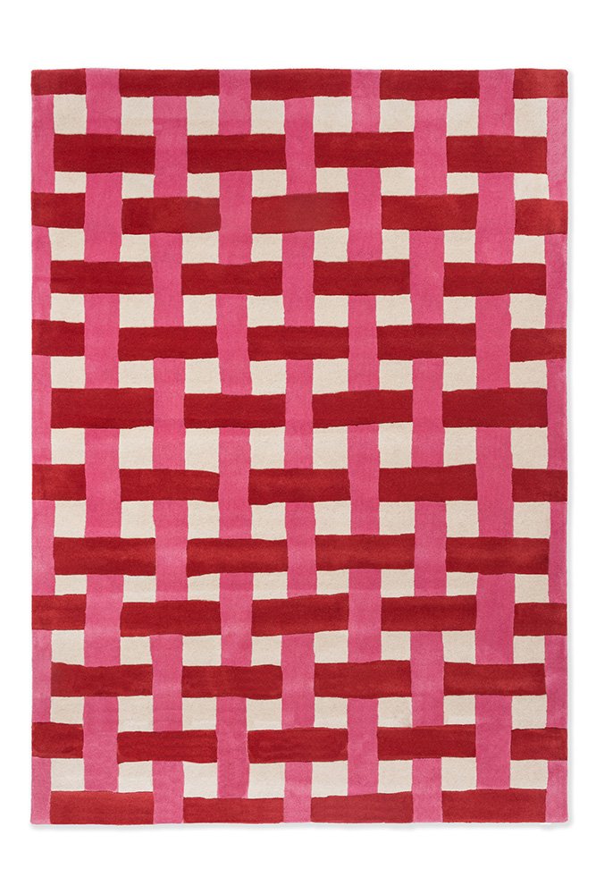 Harlequin – Sophie Robinson Basket Weave Coral/Rose 144102