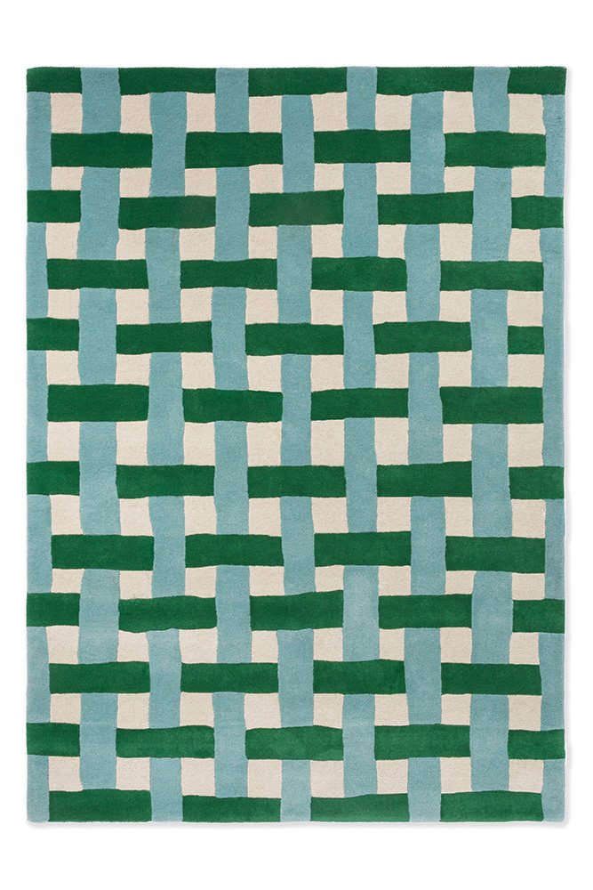 Harlequin – Sophie Robinson Basket Weave Emerald/Aquamarine 144107