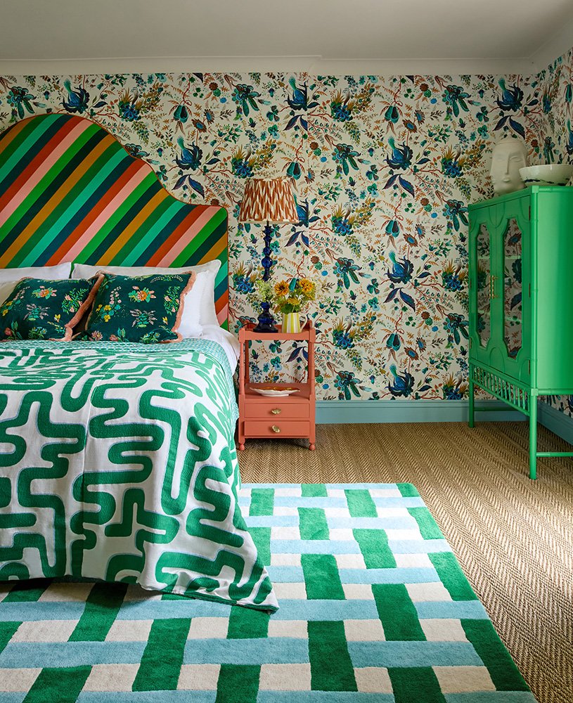 Harlequin – Sophie Robinson Basket Weave Emerald/Aquamarine 144107