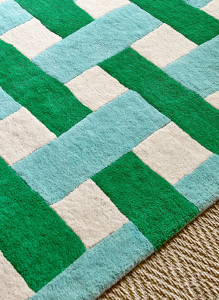 Harlequin – Sophie Robinson Basket Weave Emerald/Aquamarine 144107
