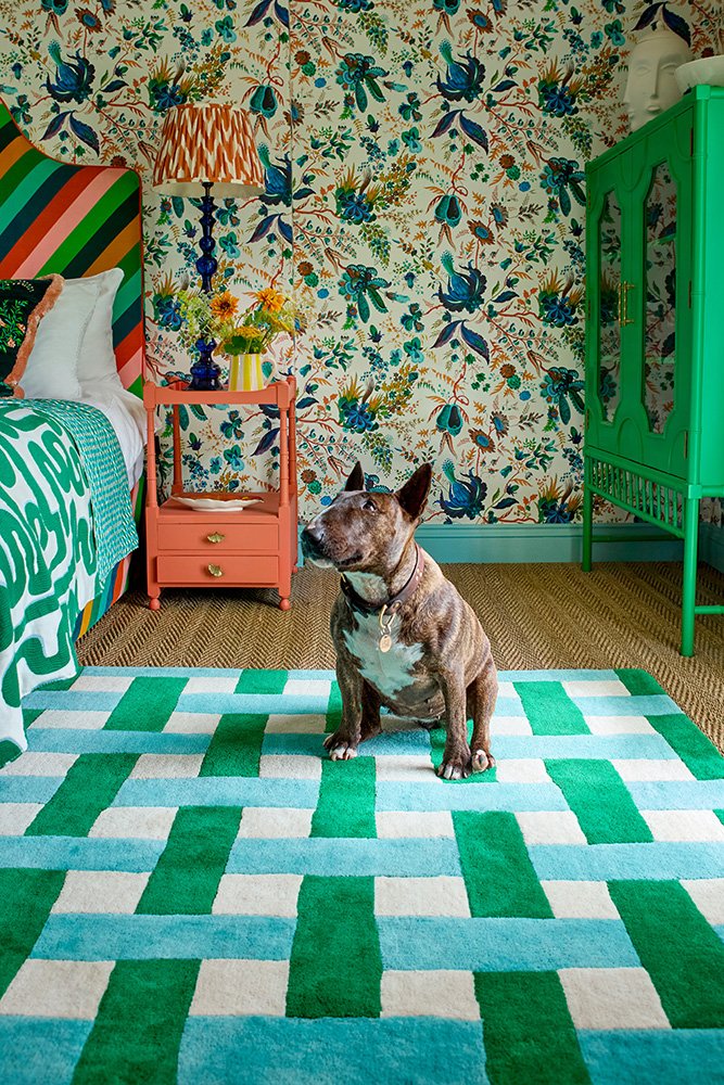 Harlequin – Sophie Robinson Basket Weave Emerald/Aquamarine 144107