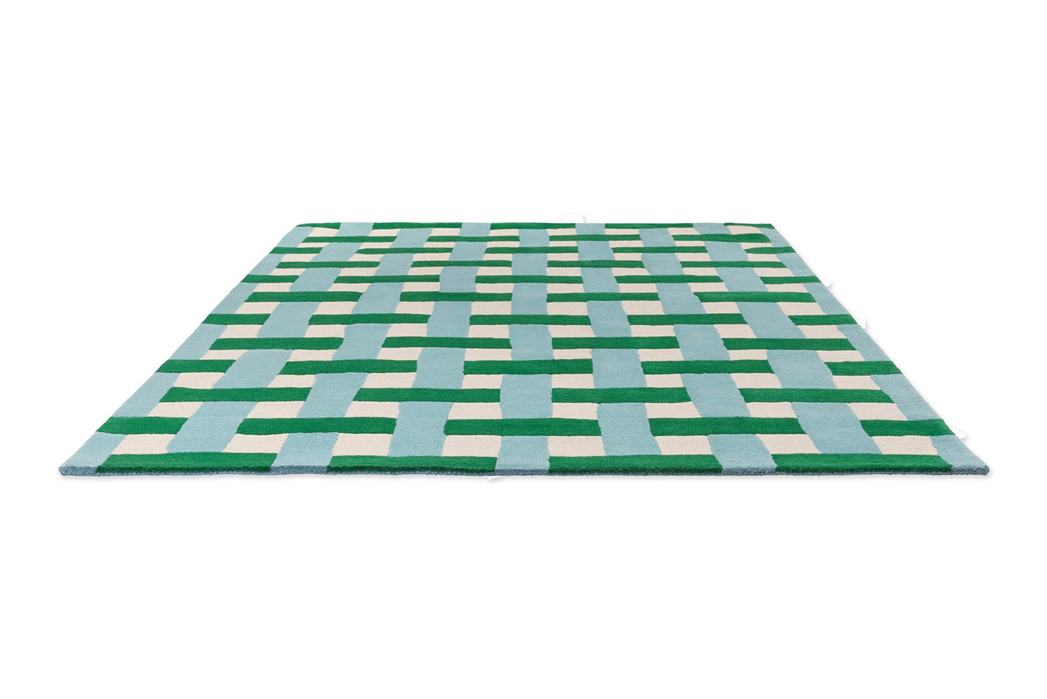 Harlequin – Sophie Robinson Basket Weave Emerald/Aquamarine 144107