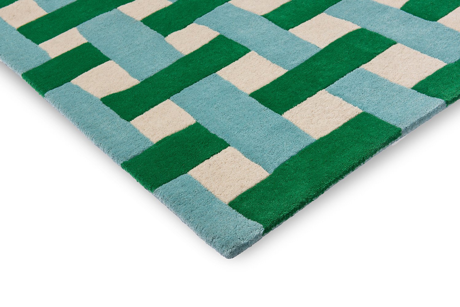 Harlequin – Sophie Robinson Basket Weave Emerald/Aquamarine 144107