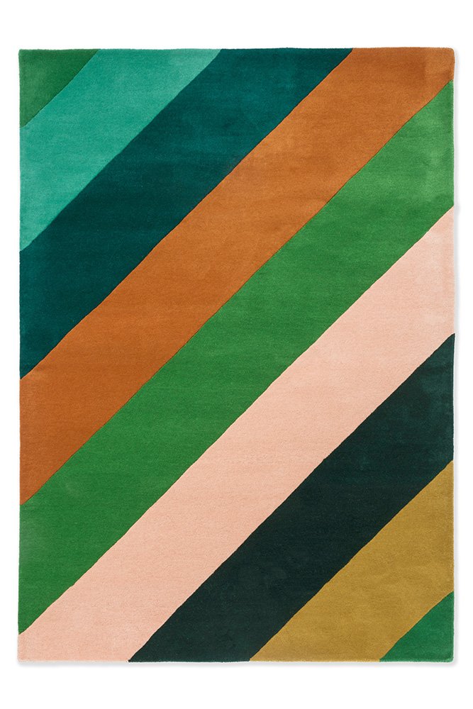 Harlequin – Sophie Robinson Sherbet Stripe Emerald/Amber 144417