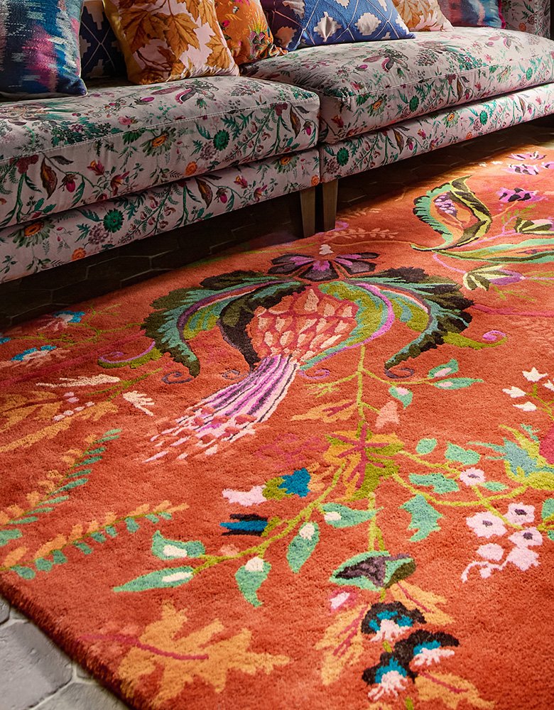 Harlequin – Sophie Robinson Wonderland Floral Amber/Lapis 144713