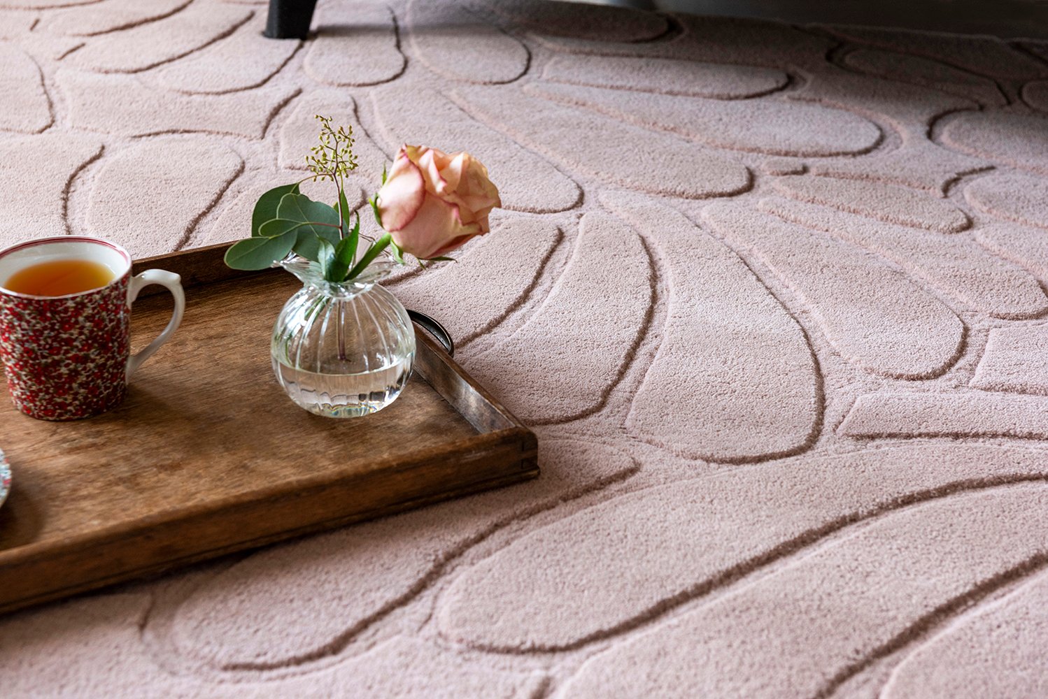 Laura Ashley Coleby Petals Chalk Pink 078802