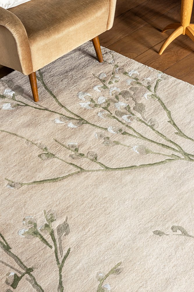Laura Ashley Pussy Willow Hedgerow Green 079807