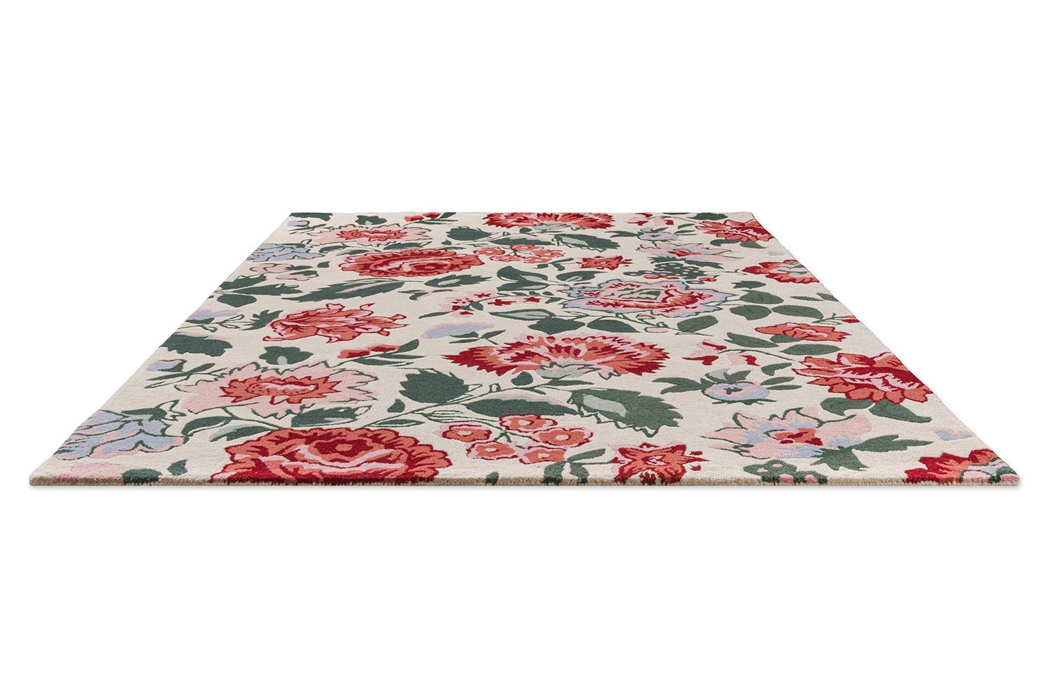 Laura Ashley Wendling Floral Poppy Red 083100