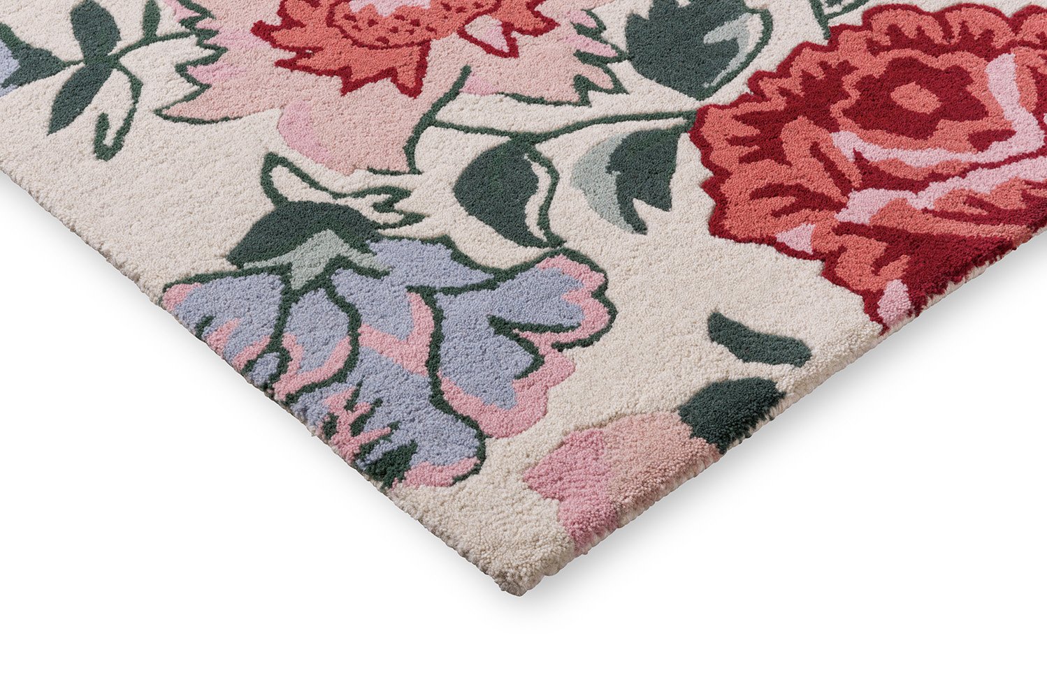 Laura Ashley Wendling Floral Poppy Red 083100