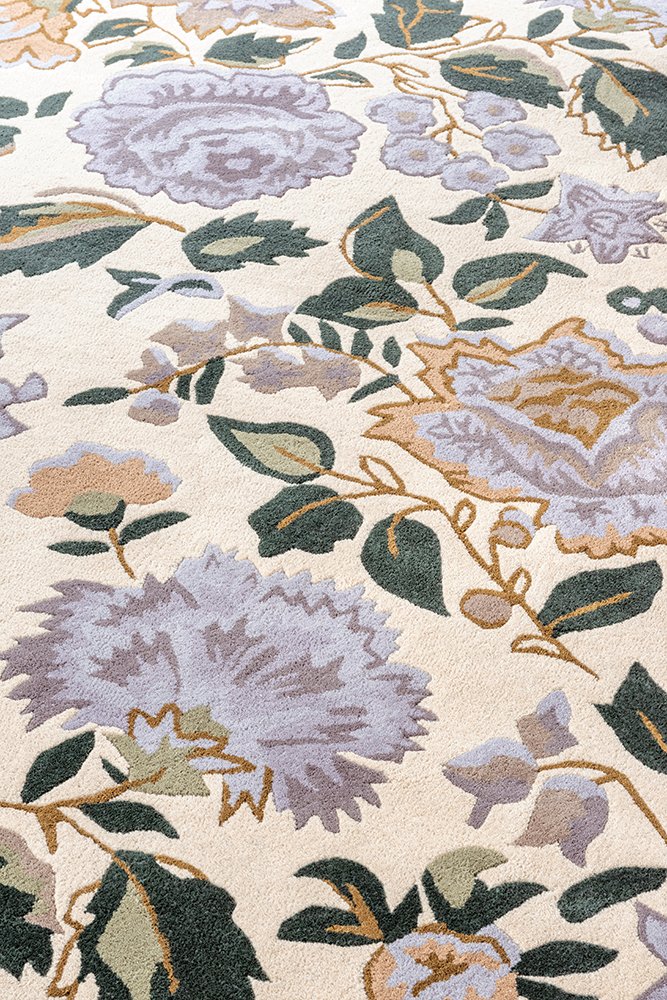 Laura Ashley Wendling Floral Heather Purple 083104