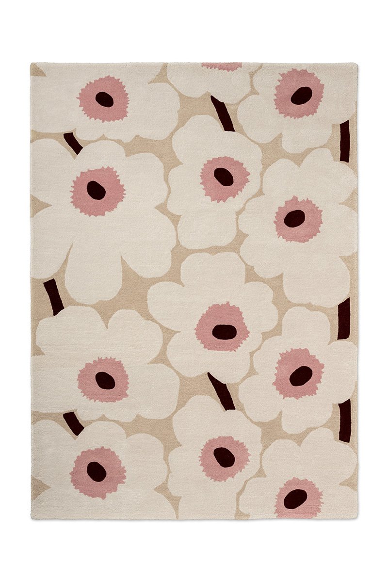 Marimekko Unikko Beige Pink 132402 Rug By Unitex – Wholesale Rug