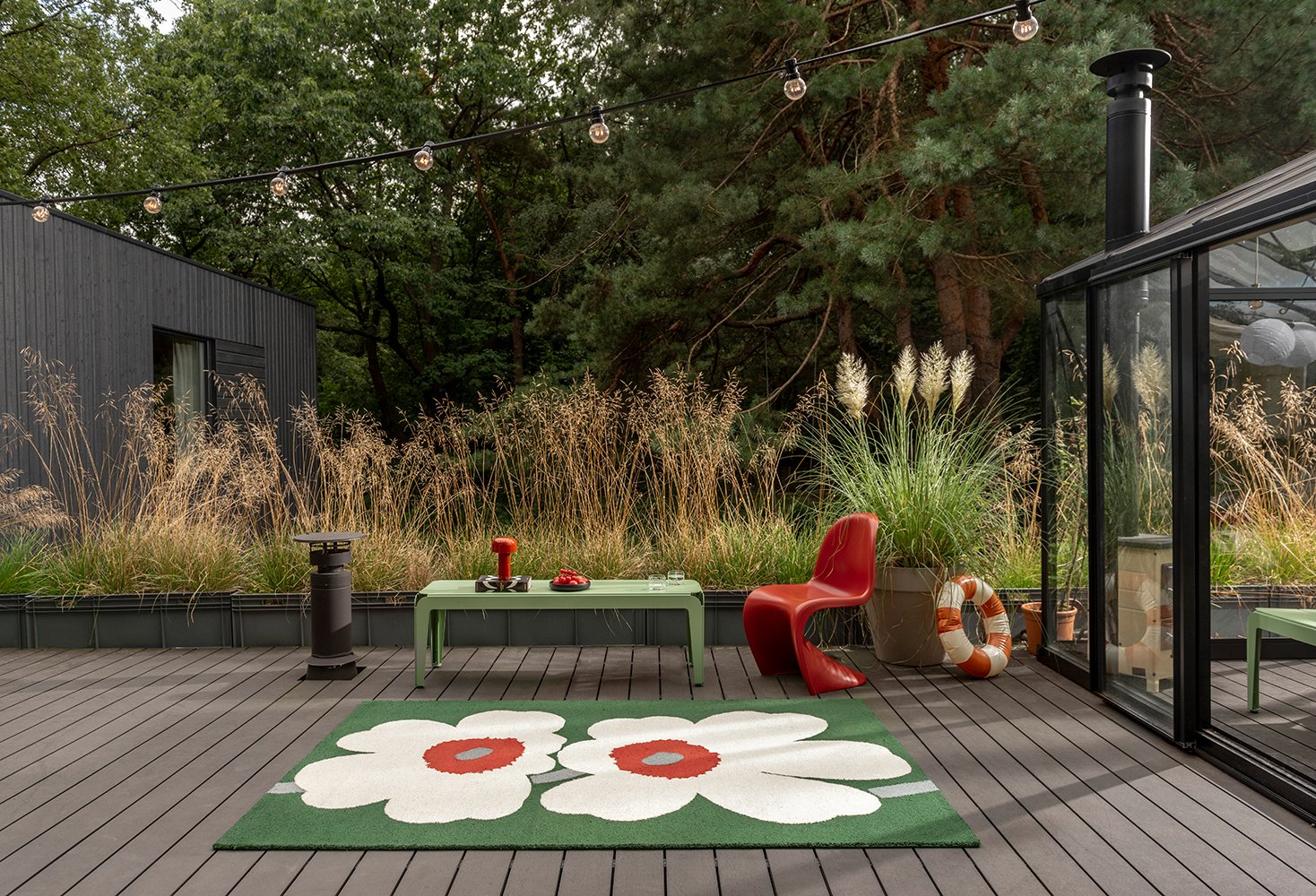 Marimekko Unikko 60Th Anniversary Green Outdoor 433007