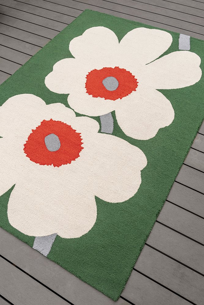 Marimekko Unikko 60Th Anniversary Green Outdoor 433007