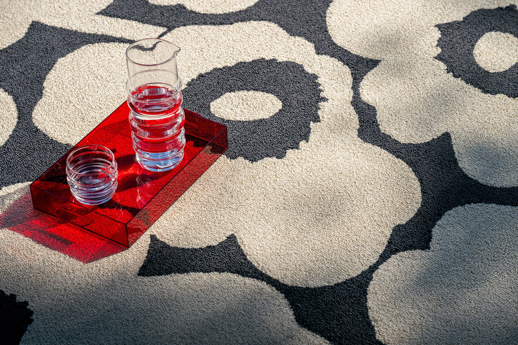 Marimekko Unikko Charcoal White Outdoor 434305