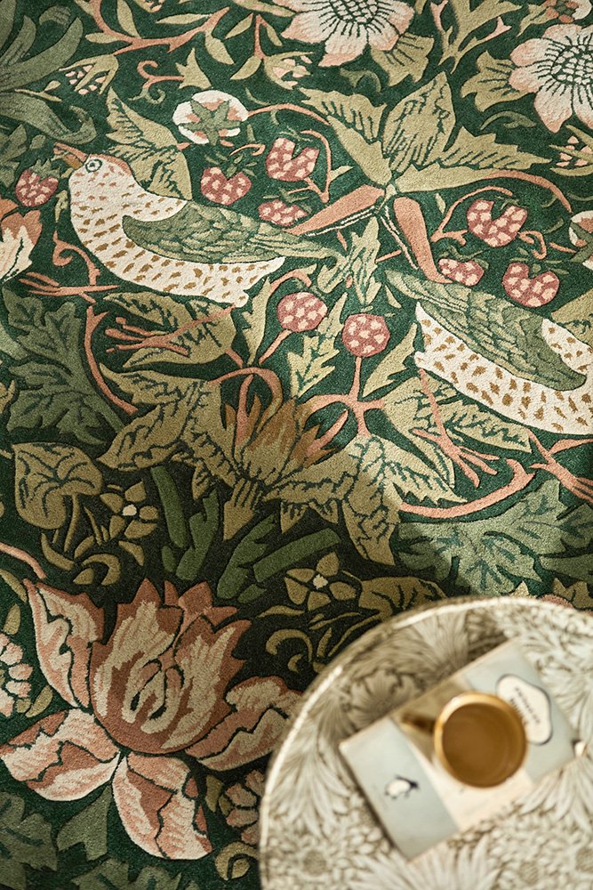 Morris & Co Strawberry Thief Forest 027707
