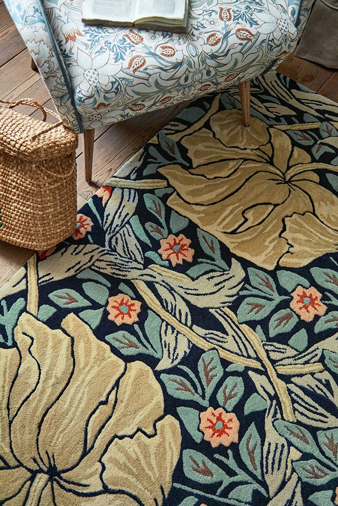 Morris & Co Pimpernel Indigo 028818