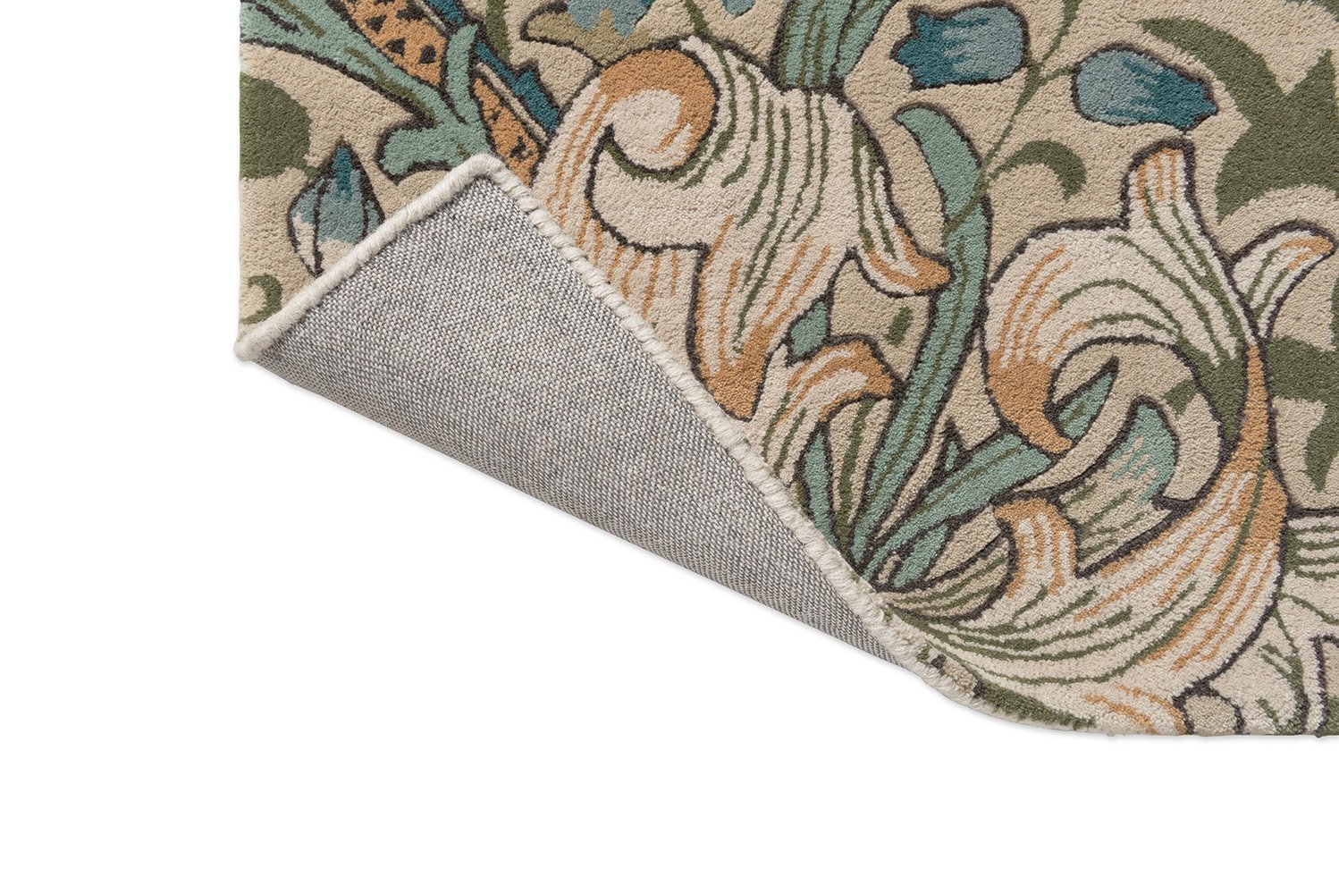 Morris & Co Golden Lily Green – Red 130107