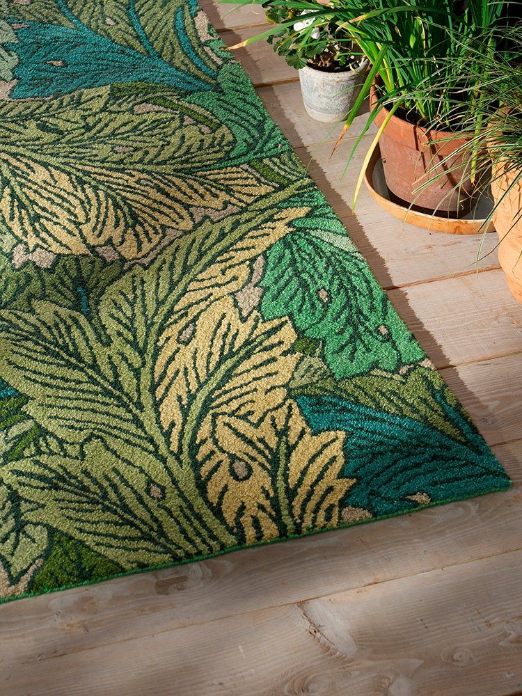 Morris & Co Acanthus Nettle – Sky Blue Outdoor 427307