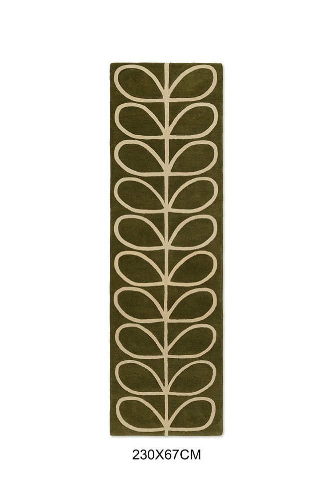 Orla Kiely Linear Stem Olive 060501