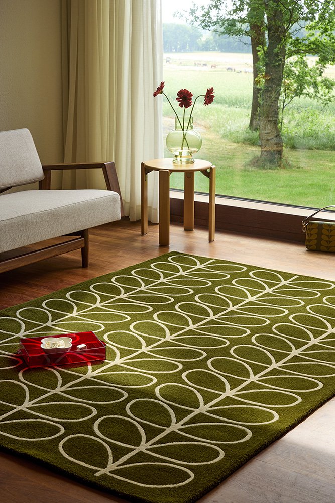 Orla Kiely Linear Stem Olive 060501