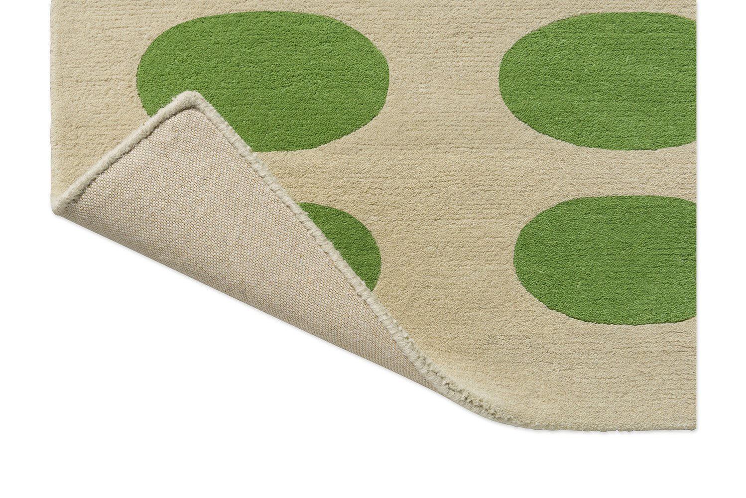 Orla Kiely Optical Oval Green – Cream 157707