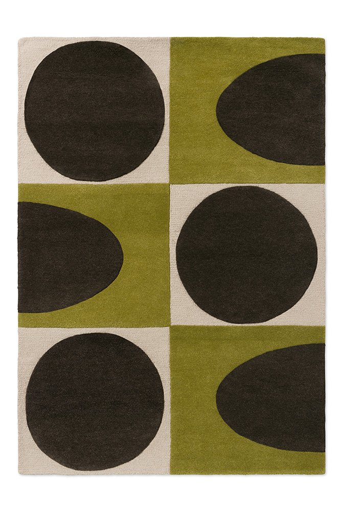 Orla Kiely Spot Square Walnut – Lichen 157907