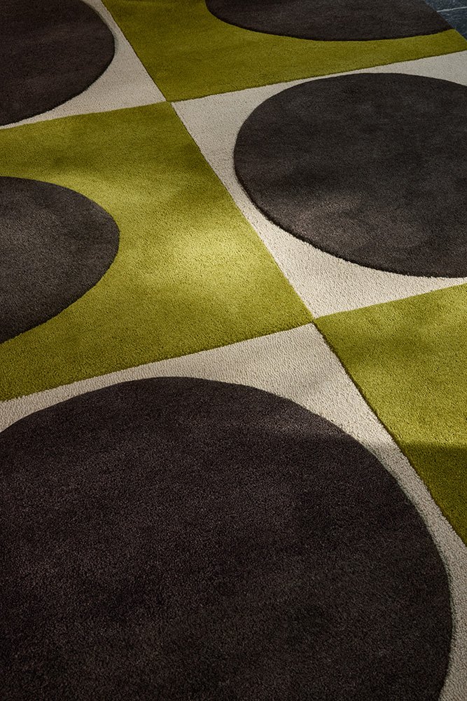 Orla Kiely Spot Square Walnut – Lichen 157907