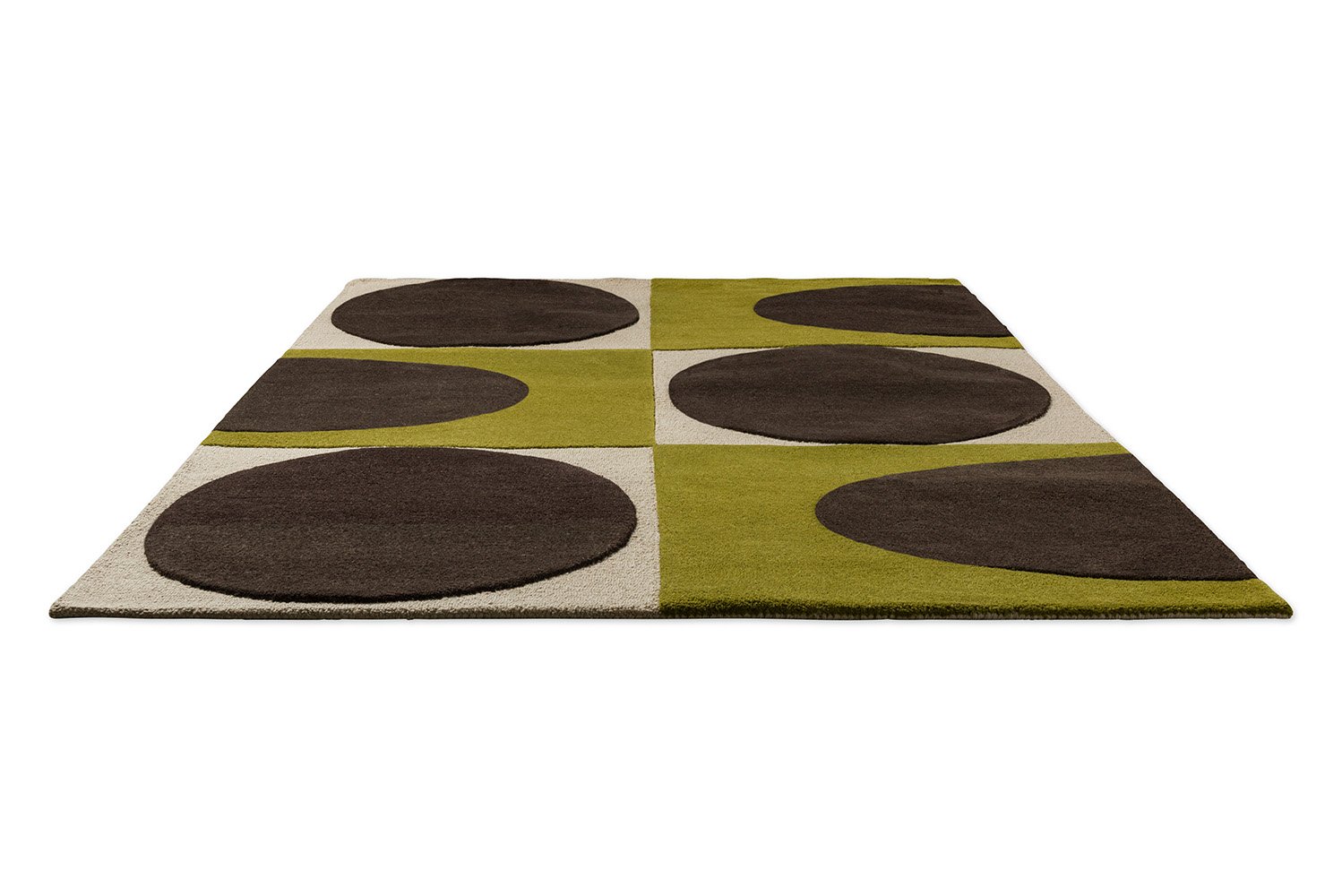 Orla Kiely Spot Square Walnut – Lichen 157907