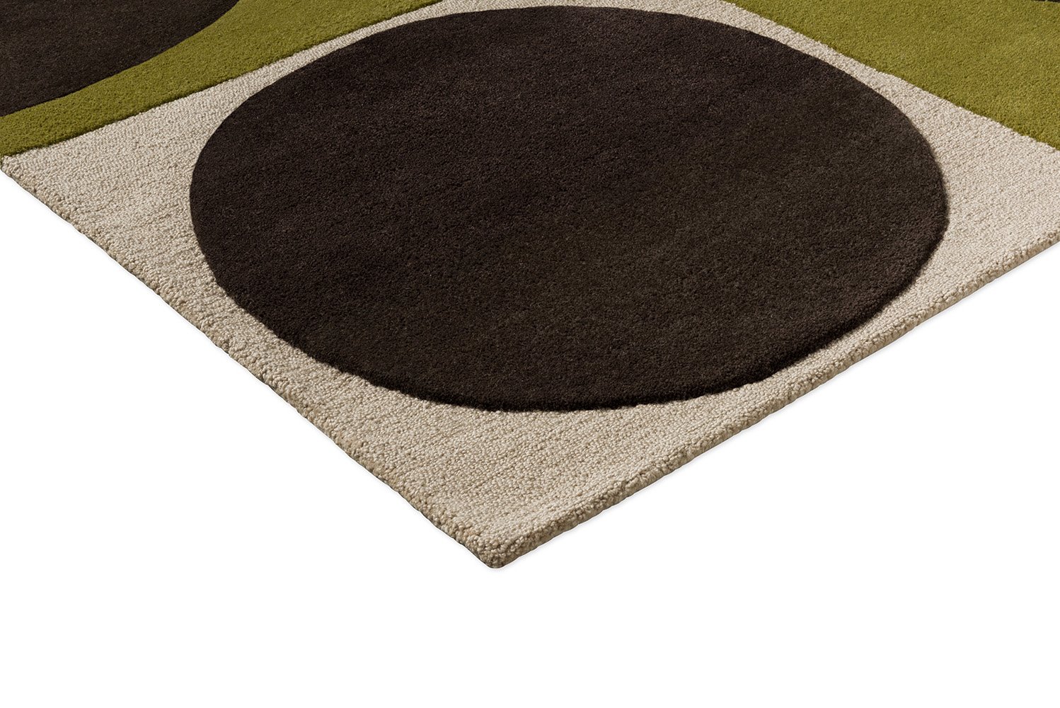 Orla Kiely Spot Square Walnut – Lichen 157907