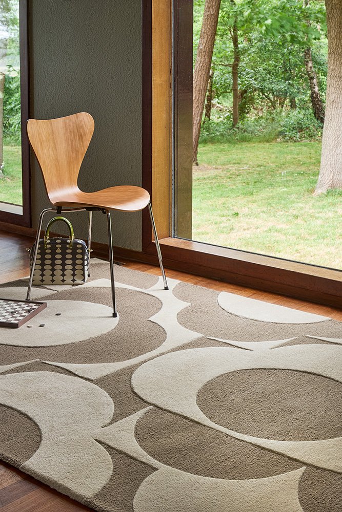 Orla Kiely Prism Flower Mushroom – Ecru 158009