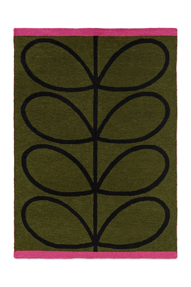 Orla Kiely Linear Stem Olive Outdoor 464407