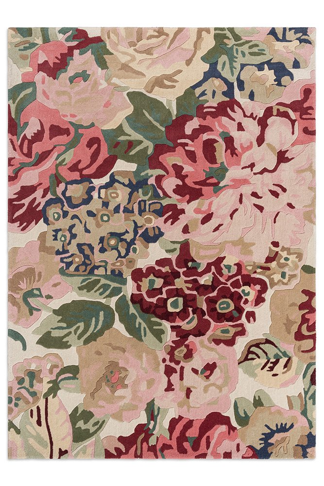 Sanderson Rose & Peony Red 045000