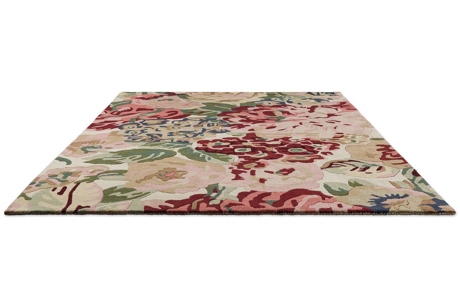 Sanderson Rose & Peony Red 045000