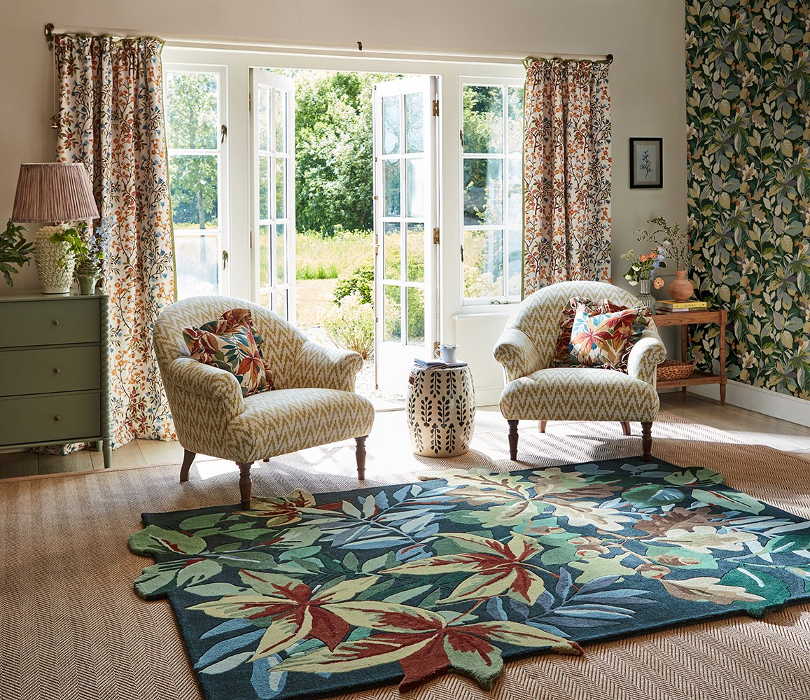 Sanderson Robin’s Wood Forest Green 146508