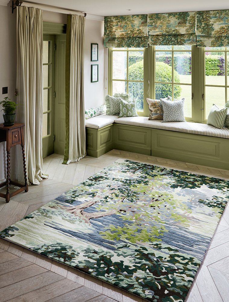 Sanderson Ancient Canopy Forest Green 146708