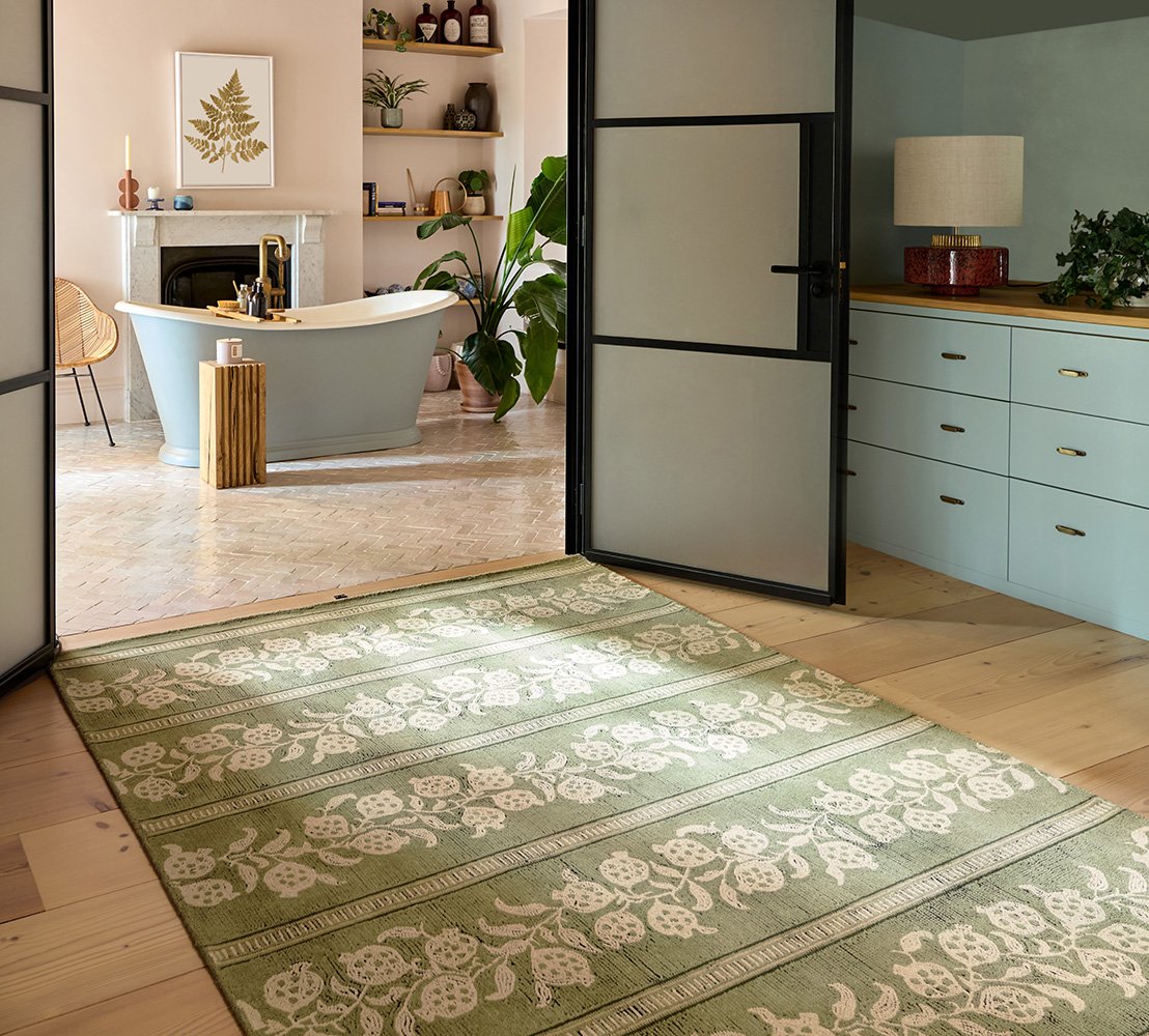 Sanderson Anaar Forest Green 148007