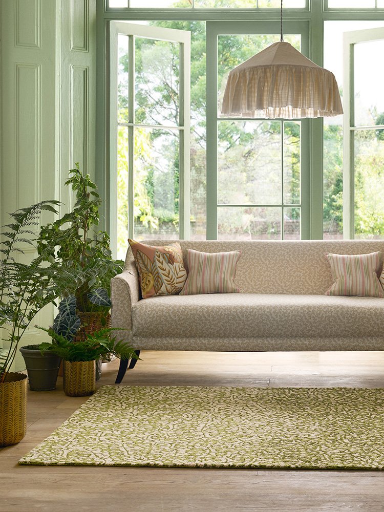 Sanderson Truffle Olive Outdoor 446007