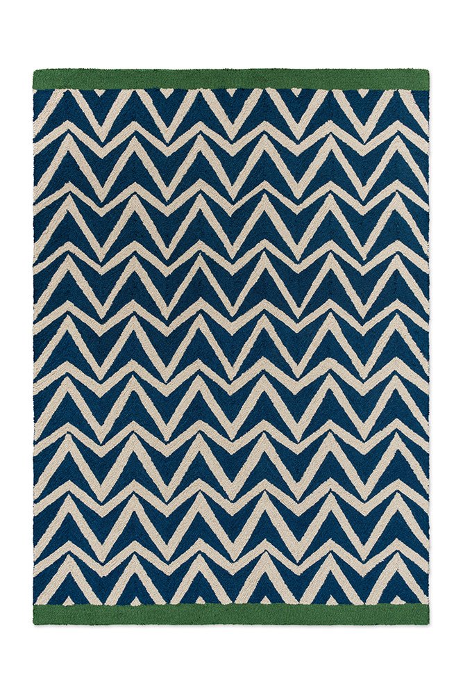Scion Dhurrie Blue Outdoor 426318