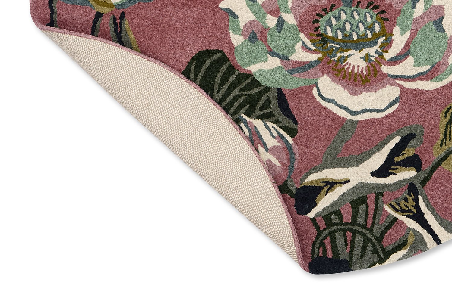 Wedgwood Waterlily Dusty Rose 038602 Round